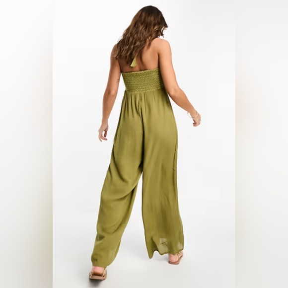 River Island and NWT Bandeu Halterneck Beach Jumpsuit. - Picture 10 of 16